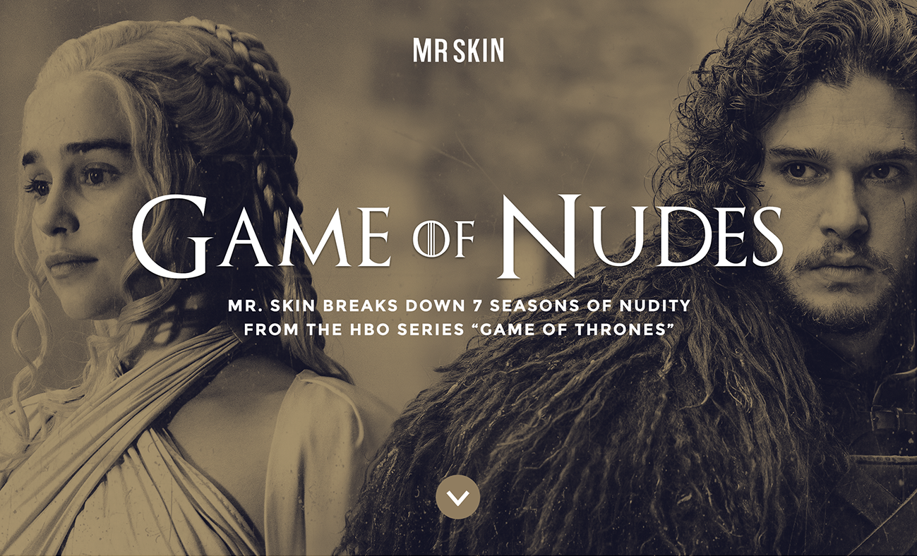 Game of Thrones Nudity Statistics at Mr. Skin
