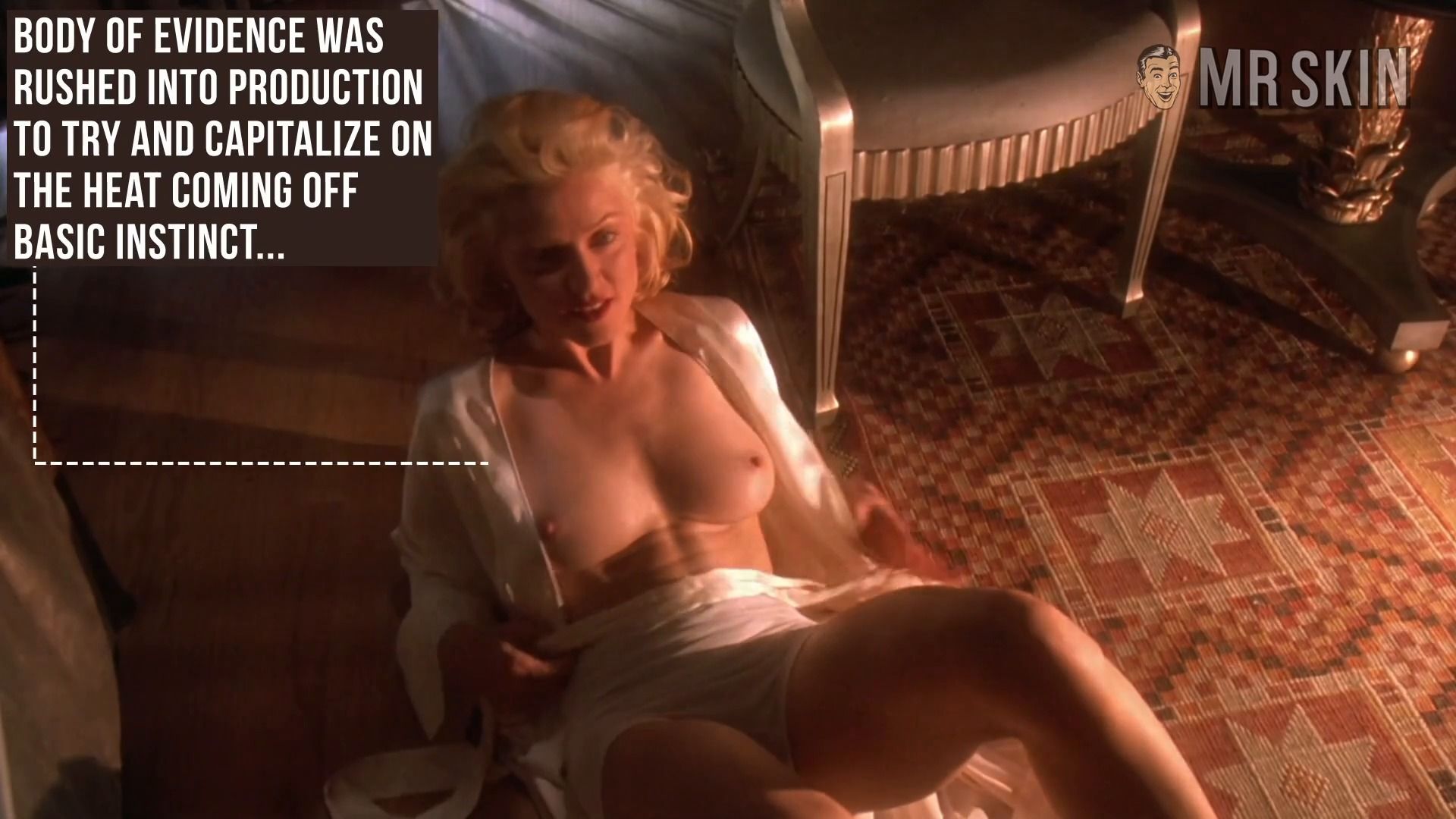 Anatomy Of A Nude Scene Madonna Touches On Her Basic Instincts In 